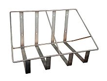 фото Держатель канистр двойной, н/сталь