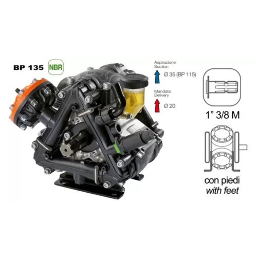 картинка Насос мембранный Comet BP115 (110 л/мин; 20 бар) фото 5 картинка Насос мембранный Comet BP115 (110 л/мин; 20 бар) фото 5