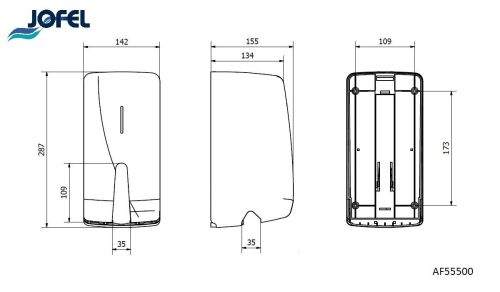 картинка Диспенсер Jofel Futura AF55500 фото 2 картинка Диспенсер Jofel Futura AF55500 фото 2
