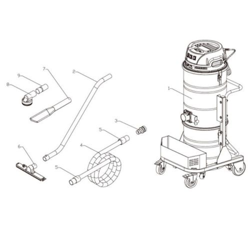 картинка Промышленный пылесос Bersi S3 фото 5 картинка Промышленный пылесос Bersi S3 фото 5