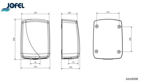картинка Электросушилка Jofel Futura AA16500 фото 2 картинка Электросушилка Jofel Futura AA16500 фото 2