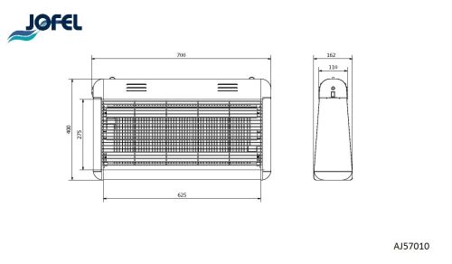 картинка Электроловушка Jofel д/летающих насекомых AJ57010 фото 2 картинка Электроловушка Jofel д/летающих насекомых AJ57010 фото 2